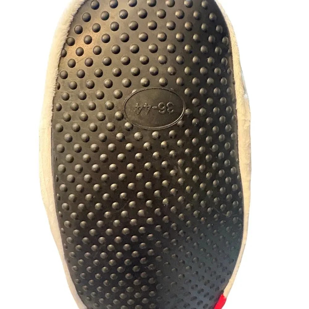 Sneaker Slippers Grey Basketball Shoes Fits Size 6-13 New with Bag